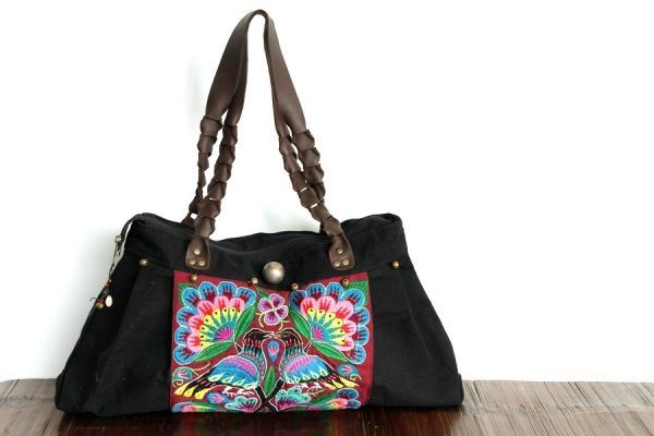 Black shoulder bag